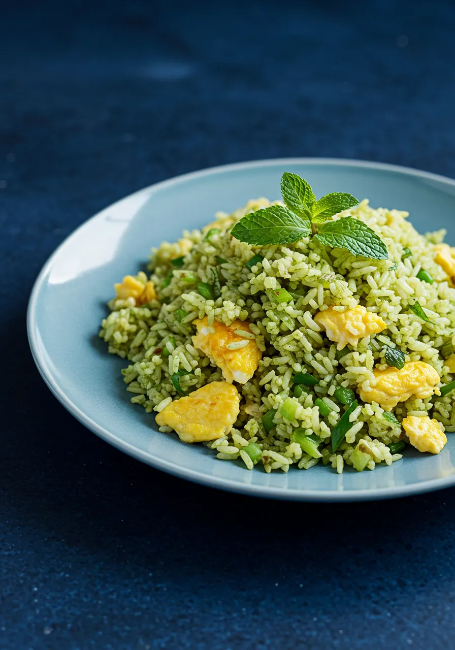Minty Egg Fried Rice - tertiary view